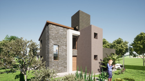 Proyecto Cabaña Plano Arquitectura Completo