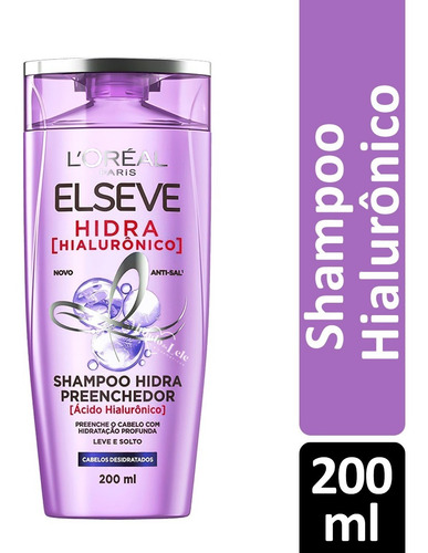 Imagem 2 de 4 de Kit Elseve Hidra Hialurônico Shampoo + Condicionador Loréal