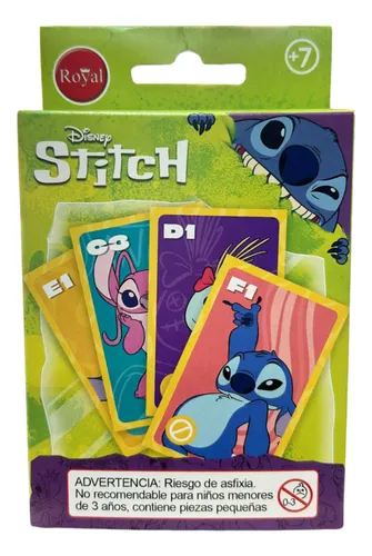 Juego De Cartas 4 En 1 Stitch - Royal