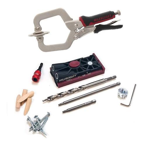 Imagen 1 de 9 de Plantilla Pocket Hole Jig Con Prensa Pocketjig200xt 7331