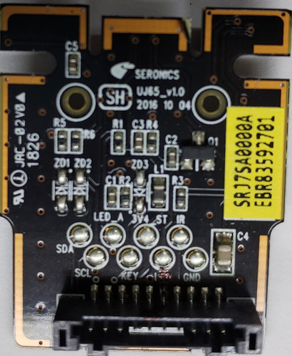 Botonera Lg Encendido / Ir Ebr83592701 50uk6090pua (Usado)