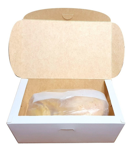 100 Cajas Para Pastelería (23x15x7,5cm) Trape
