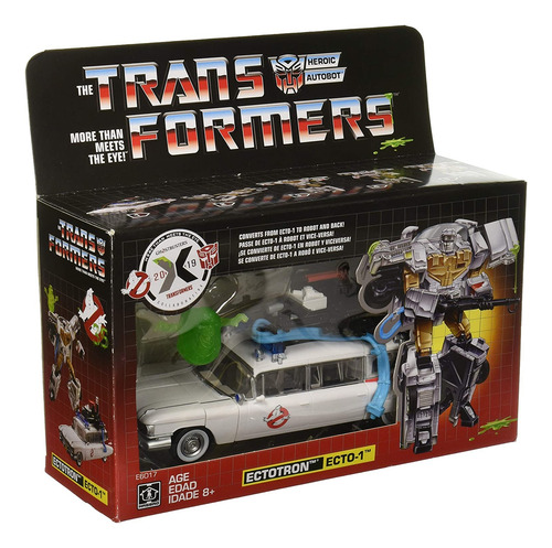 Ectotron Ecto-1 Transformers Ghostbusters 2019 Caza Fantasma