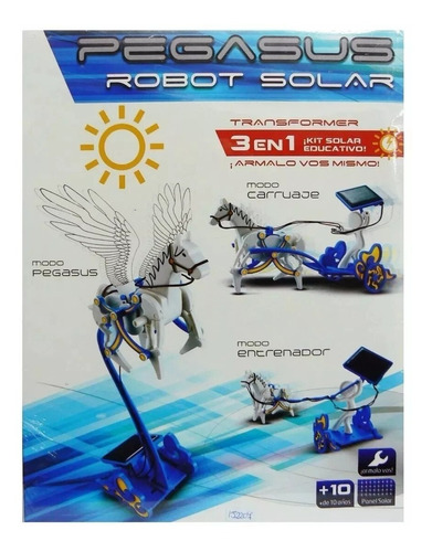 Kit Robot Solar Pegasus 3 En 1 Con Panel Solar Regalosleon