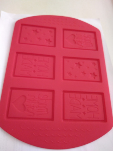 Molde Silicon Barra Rectangular Chocolate Hecho En Casa