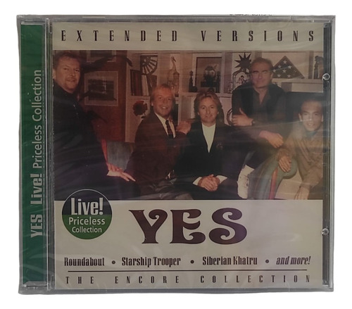 Yes Extended Versions: The Encore Collection Cd Nuevo