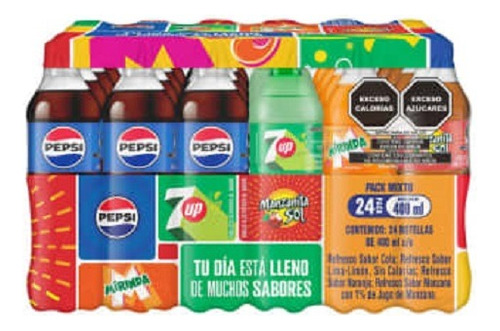 Refresco Pepsi Mix 24 Pzas De 400 Ml 