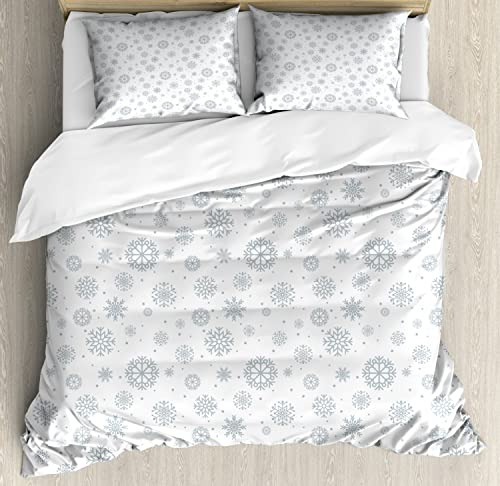 Ambesonne Invierno Duvet Cover Sets, Patrón Ornate N3kp2