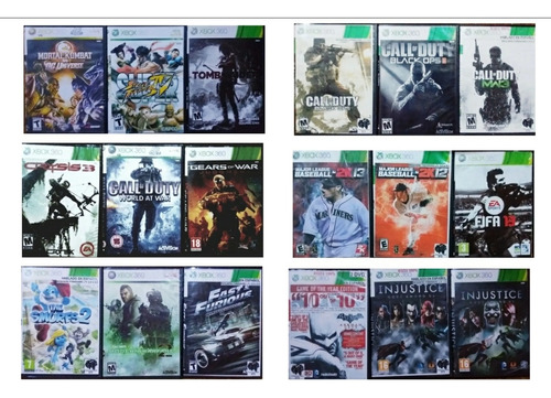 Oferta Juegos Para Xbox 360 Chipeado (se Venden Los 18)