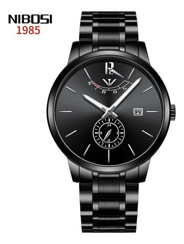 Reloj De Cuarzo Ultradelgado Nibosi Calendar Luminous