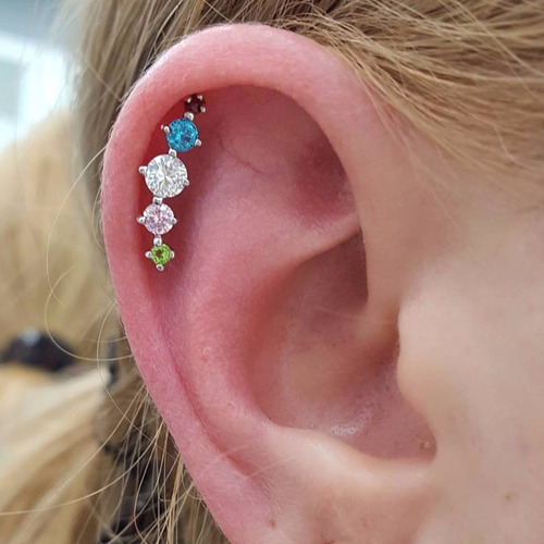 Imagen 2 de 4 de Piercing Cinco Strass Piercing Argentina ®