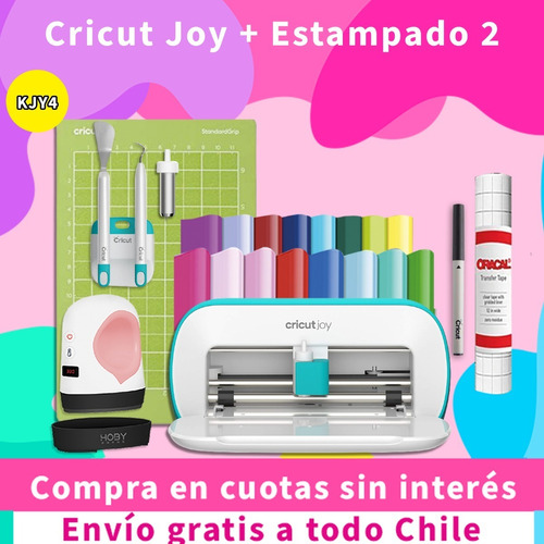 Plotter De Corte Cricut Joy + Mini Easy Press + Vinilos