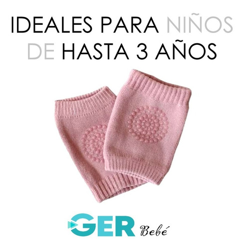 Imagen 3 de 5 de Rodilleras Bebés Gateo, Protección Gateo Pack 4 Rodilleras