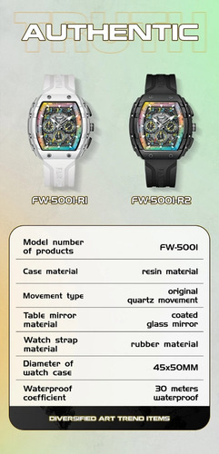 Reloj De Cuarzo Mark Fairwhale 5001 Para Hombre, Deslumbrant