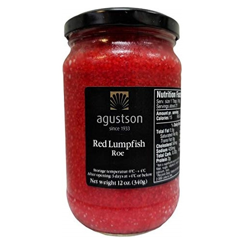 Huevas De Caviar De Lumpo Rojo Agustson - g a $829