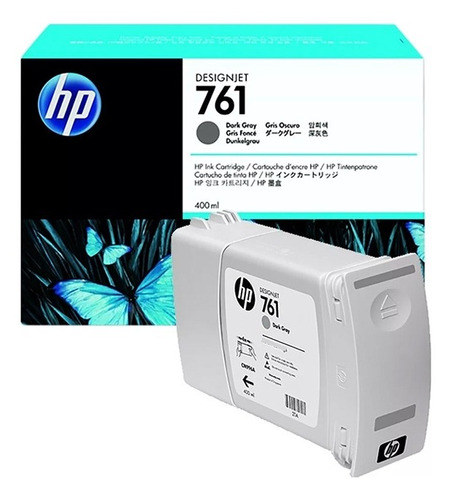 Tinta Hp 761 Cm995a Dark Gray 400ml Dj T7100/t7200 Original