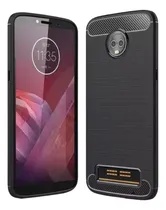 Comprar Funda Tpu Rugged Armor Fibra Carbono Para Motorola Z3 Play