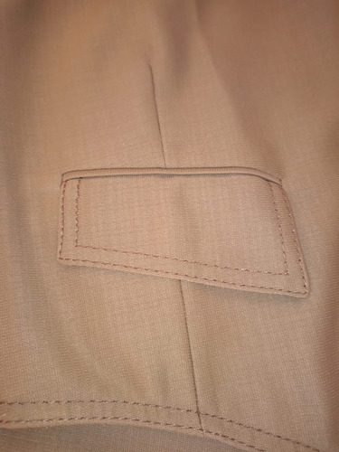 Traje De Hombre Americano Beige Con Chaleco (Usado)