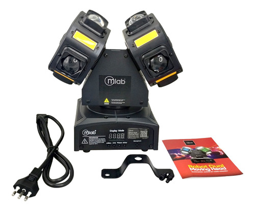 Luz Fiesta Robot Dual Moving Head Led Rgbw 3 En 1/ Mlab 9427