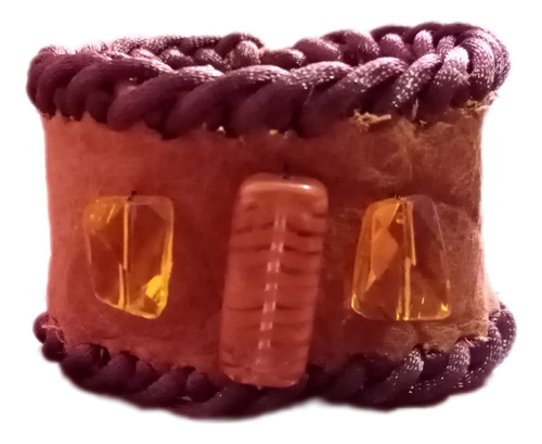 Brazalete Artesanal 100% Piel 