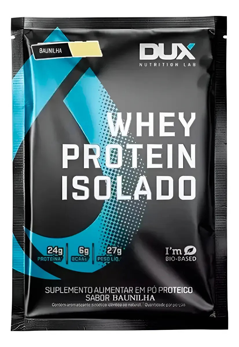 Whey Protein Isolado 29g - Dux Nutrition Sabor Baunilha