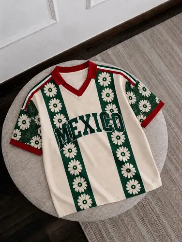 Jersey Floral Mundial26 Edición Limitada-pozo De Perlas