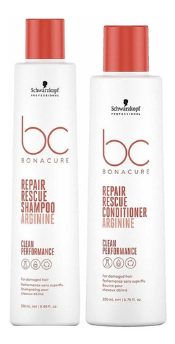 Schwarzkopf Repair Rescue Arginine Shampoo Y Acondicionador