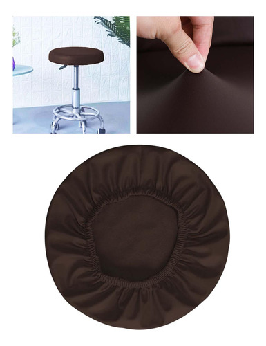 Taburete Redondo Funda Para Silla Con Bandas Elásticas