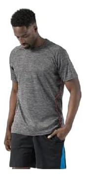 Playera De Manga Corta Para Hombre Dry Fit Con Cuello Redon