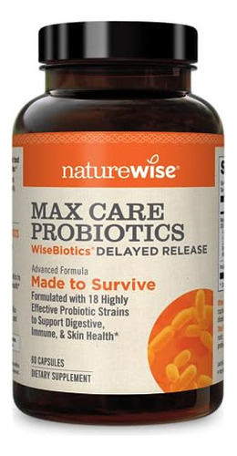 Probióticos Naturewise Max Para Hombres Y Mujeres | Cápsul