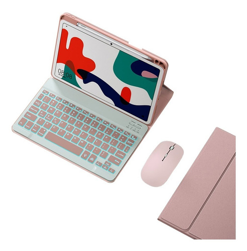 Funda+teclado Iluminado+mouse Para 2020 Huawei Matepad 10.4