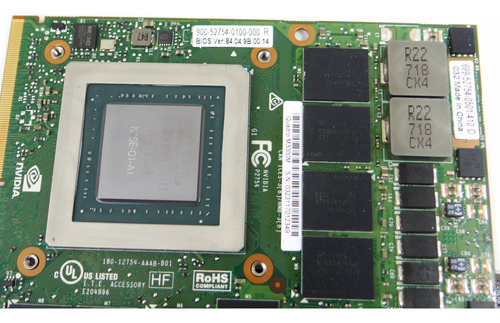 Placa De Vídeo Nvidia Quadro M3000m 4gb Gddr5 Para Notebook (Recondicionado)