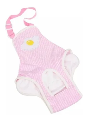 Calzón De Celo Taje De Baño Perritas Pollito & Huevo