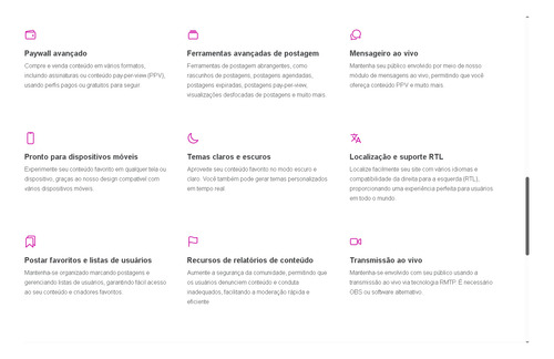 Sistema Saas Para Criadores De Conteúdo Php