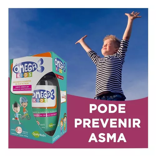 Mega 3 Kids Óleo Peixe 60 Cápsulas Mastigáveis Cereja