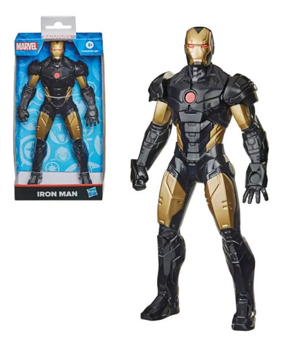 Figura Iron Man Black Marvel 