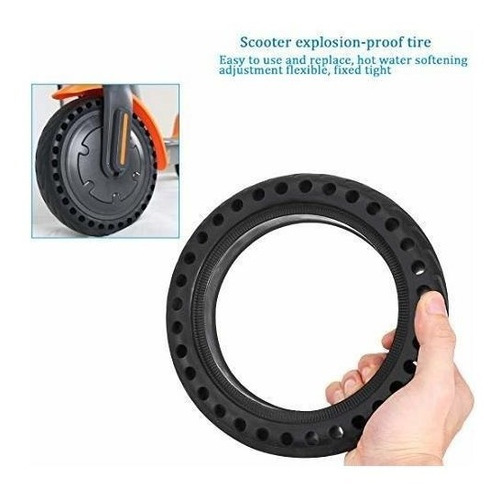 Imagen 2 de 8 de 2 Ruedas Solidas Para Scooter Electrico Xiaomi Mijia M365