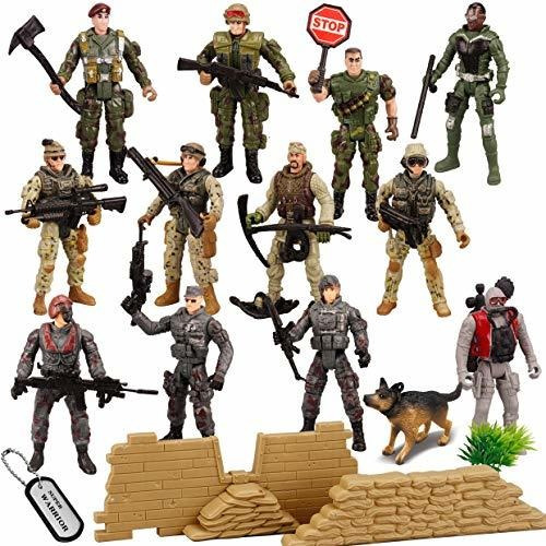 Joyin - 16 Piezas De Soldados De Juguete Militares, Figuras 