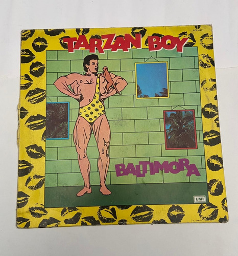 Lp 33 1/3rpm Tarzan Boy. Naimy Hackett. Baltimora. 1986.