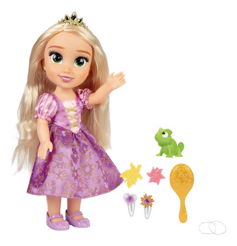 Boneca Princesas Disney Rapunzel Musical 38cm Multikids