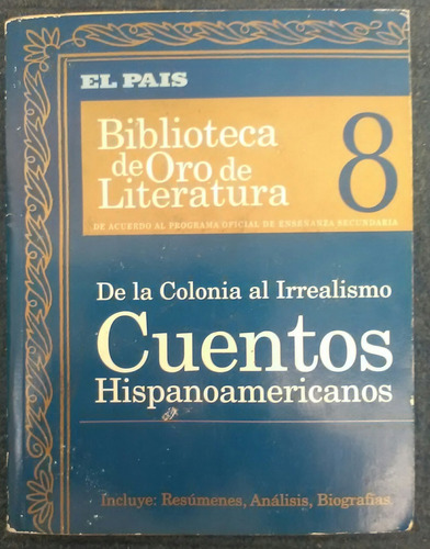 Libro Biblioteca De Oro De Literatura Fasciculo 8.