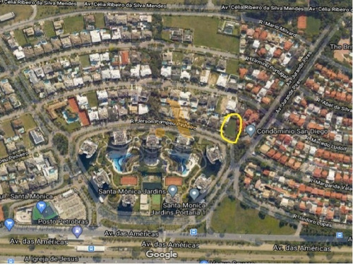 Imagem 1 de 6 de Terreno A Venda Condomínio Santa Monica Jardins 950m² - Sqa0498j - 68733888