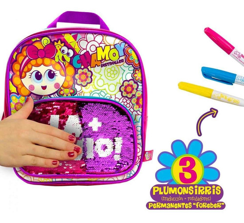 Mochila Pequeña Con Lentejuelas Barbie - Chamoy Distroller