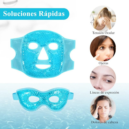 Máscaras De Hielo Para Ojos Y Cara, Mascarilla De Facial Y
