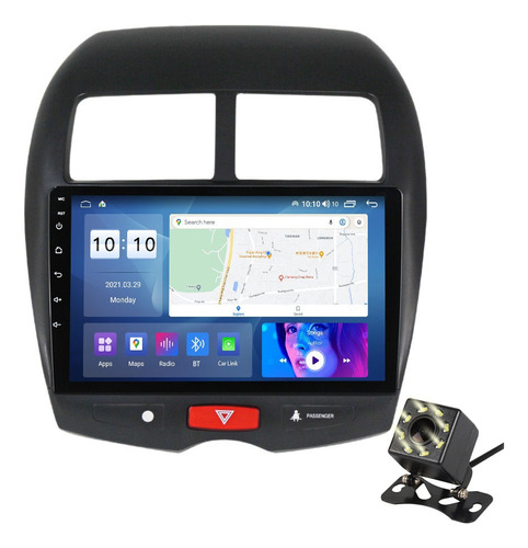 Para Mitsubishi Asx 10-16 Cámara Wifi Gps Estéreo 2+32g