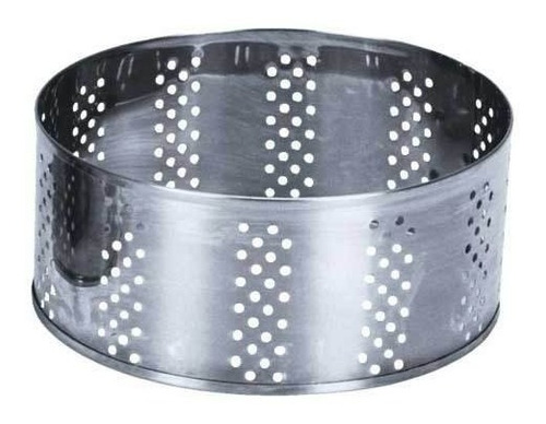 Forma Queijo Frescal Inox 500g (17,5 Cm) Zatti - Unidade