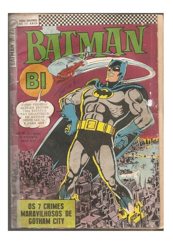 Hq Batman Bi Nº 22 - Os 7 Crimes Maravilhosos De Gotham City