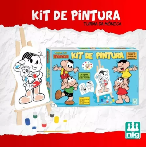 Kit de Pintura - Turma da Monica - 0766 NIG