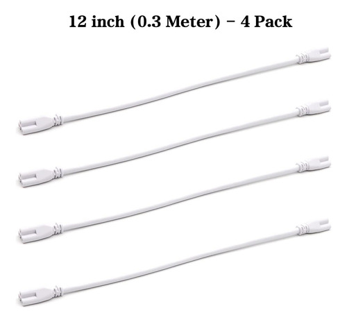 Tubo De Luz Con Punta T5 T5 De 1 Pie Y 12 Pulgadas: Cables Y