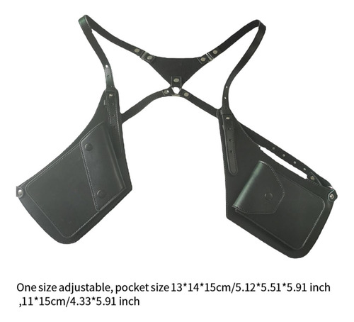 Bolso Bandolera Con Bolsillo Tipo Para Accesorios De